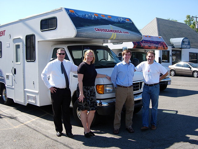 The Nub Travelers and their ride