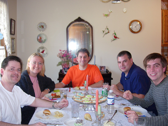 Sandy provides a lovely lunch