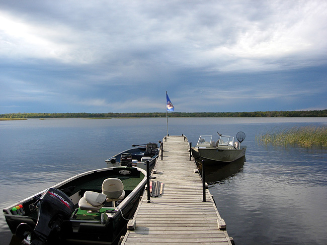 The view from Fort Saint Charles