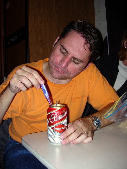 Ice cold Grain Belt beer