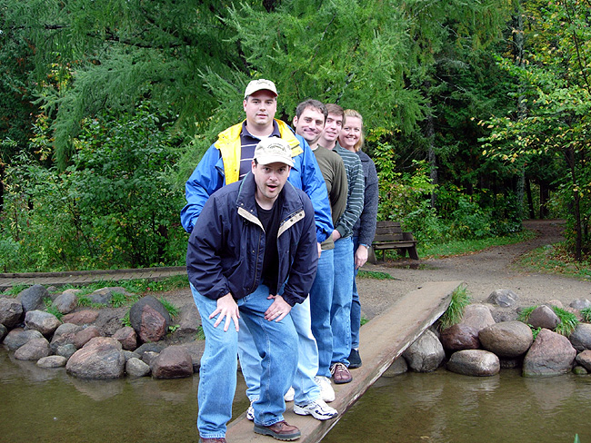 The Nub Travelers walk the plank